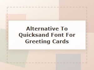 A Modern and Friendly Handwriting Alternative for Greeting Cards